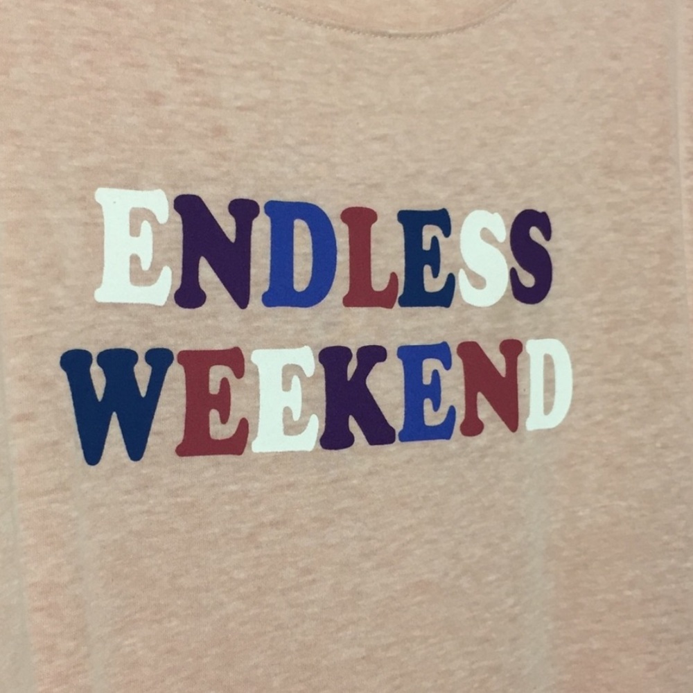 Lane Bryant Endless Weekend Graphic Tee Pink 26/28 - Picture 5 of 6